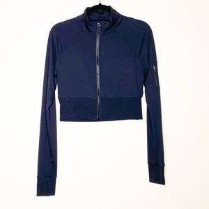 Fabletics Black Cropped Jacket